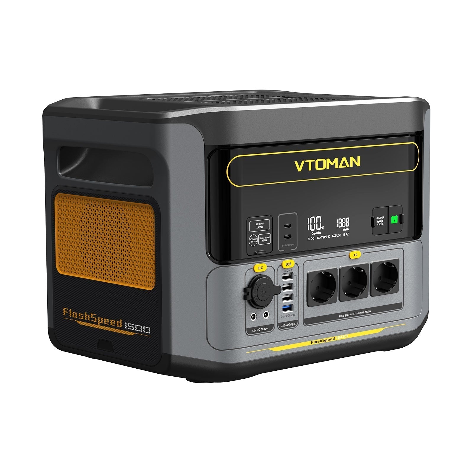 VTOMAN FlashSpeed 1500/1548Wh with 400W solar panel