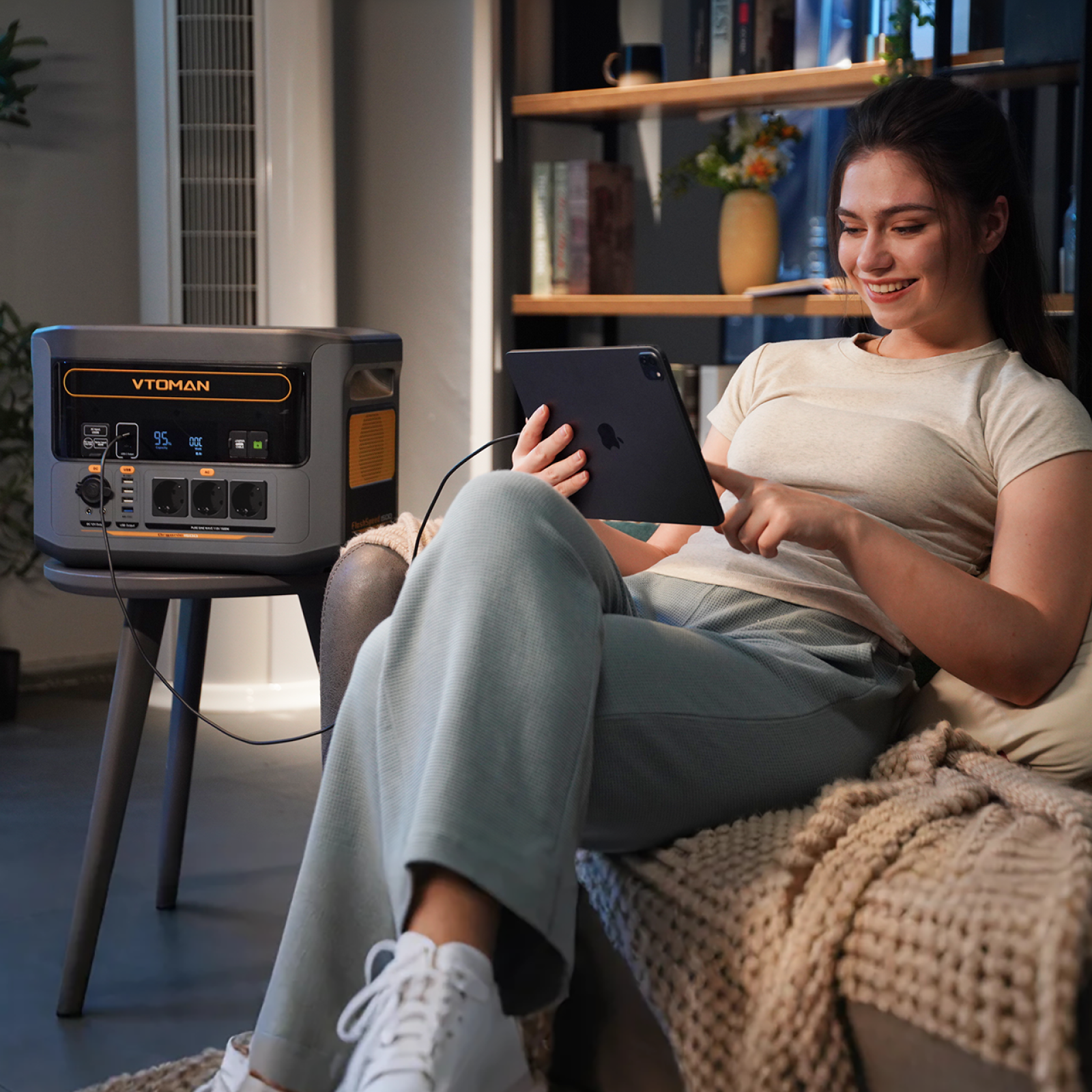 VTOMAN FlashSpeed 1500/3096Wh con generador solar de 400W