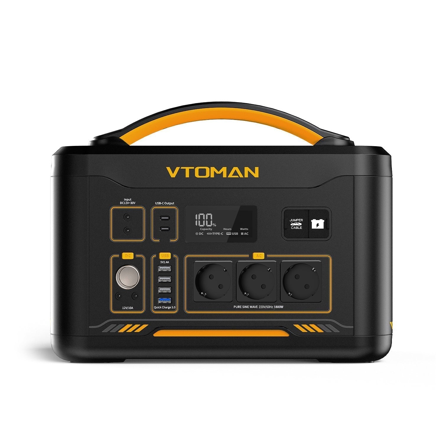 VTOMAN Jump 2200 con batería adicional de 1548 Wh