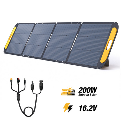 Panel solar portátil plegable VTOMAN de 200 W