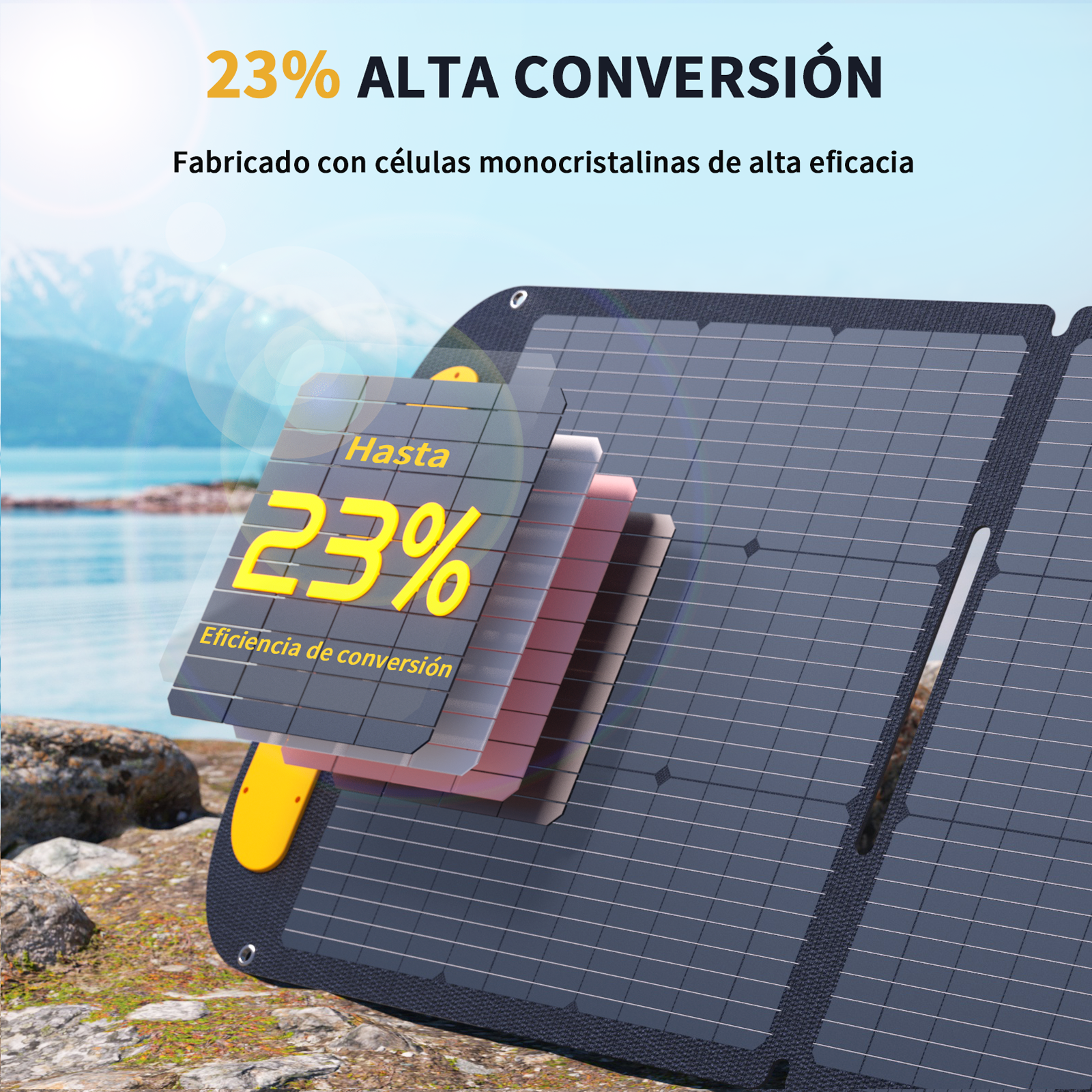 VTOMAN 220W Pro opvouwbaar draagbaar zonnepaneel