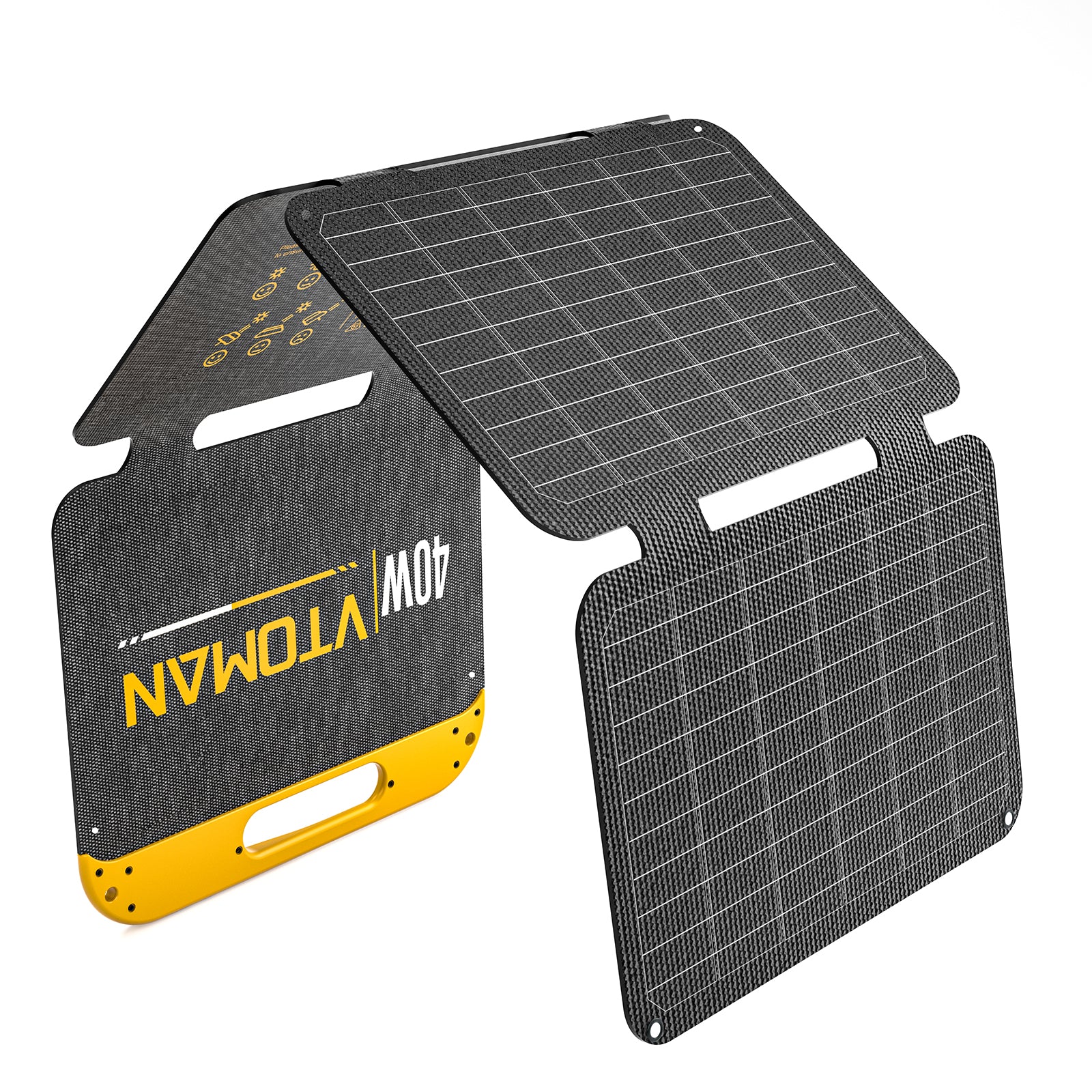 Panel solar portátil plegable VTOMAN de 40 W