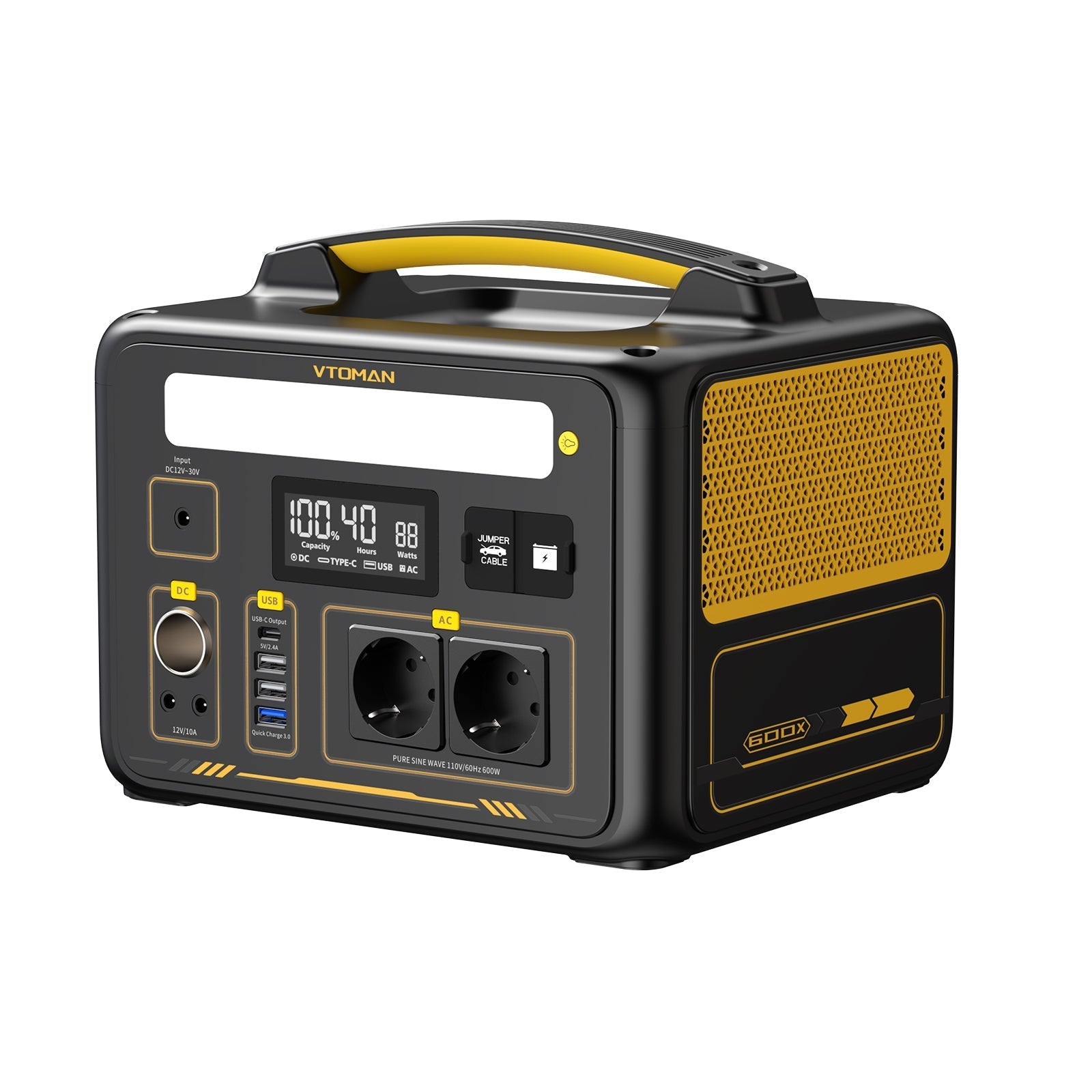 VTOMAN Jump 600W/939Wh 200W zonnegenerator