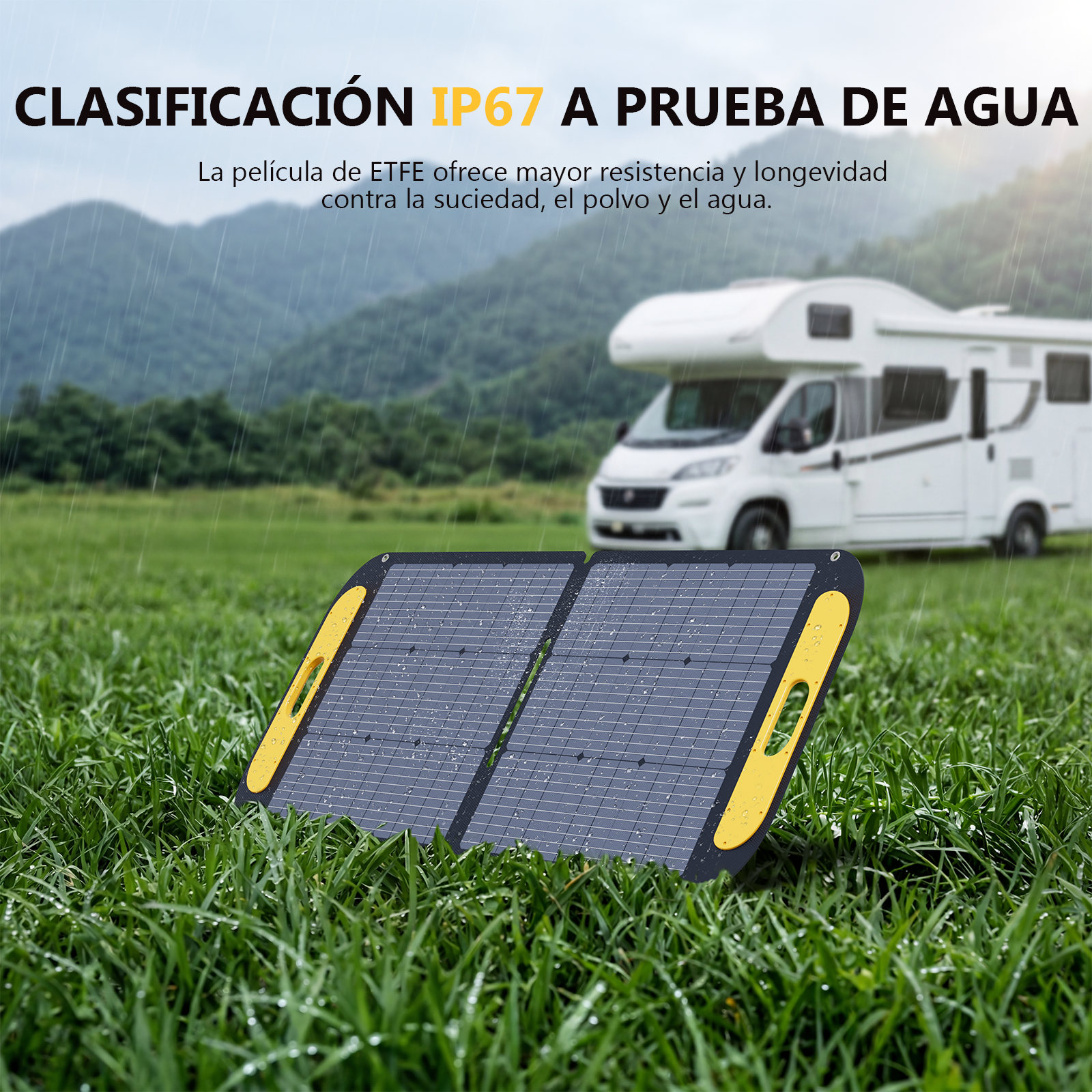 Panel solar plegable y ligero VTOMAN 110W