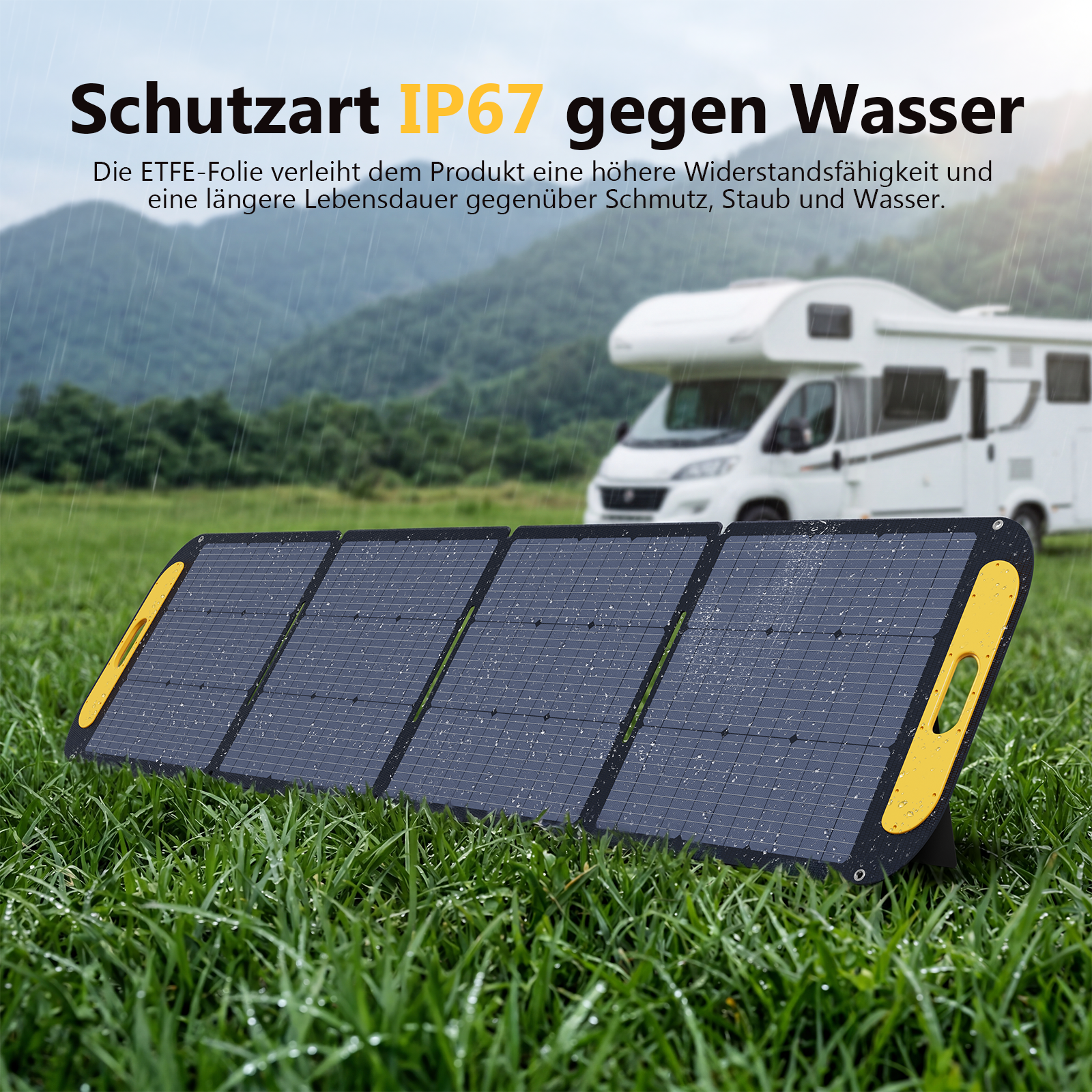 Panel solar plegable y ligero VTOMAN de 200 W