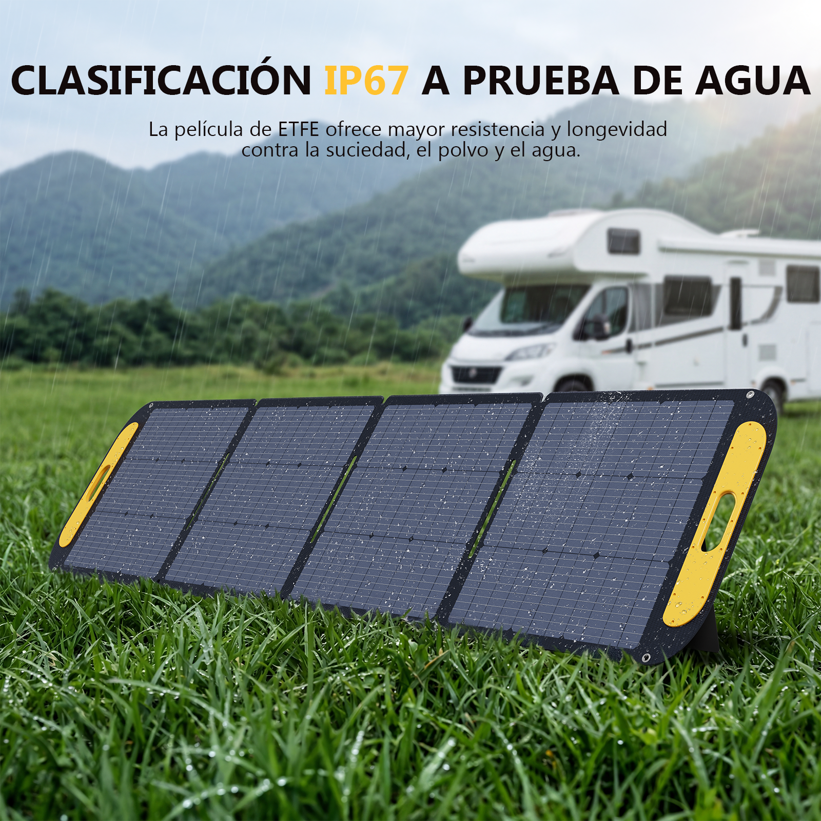 Panel solar plegable y ligero VTOMAN 200W Pro