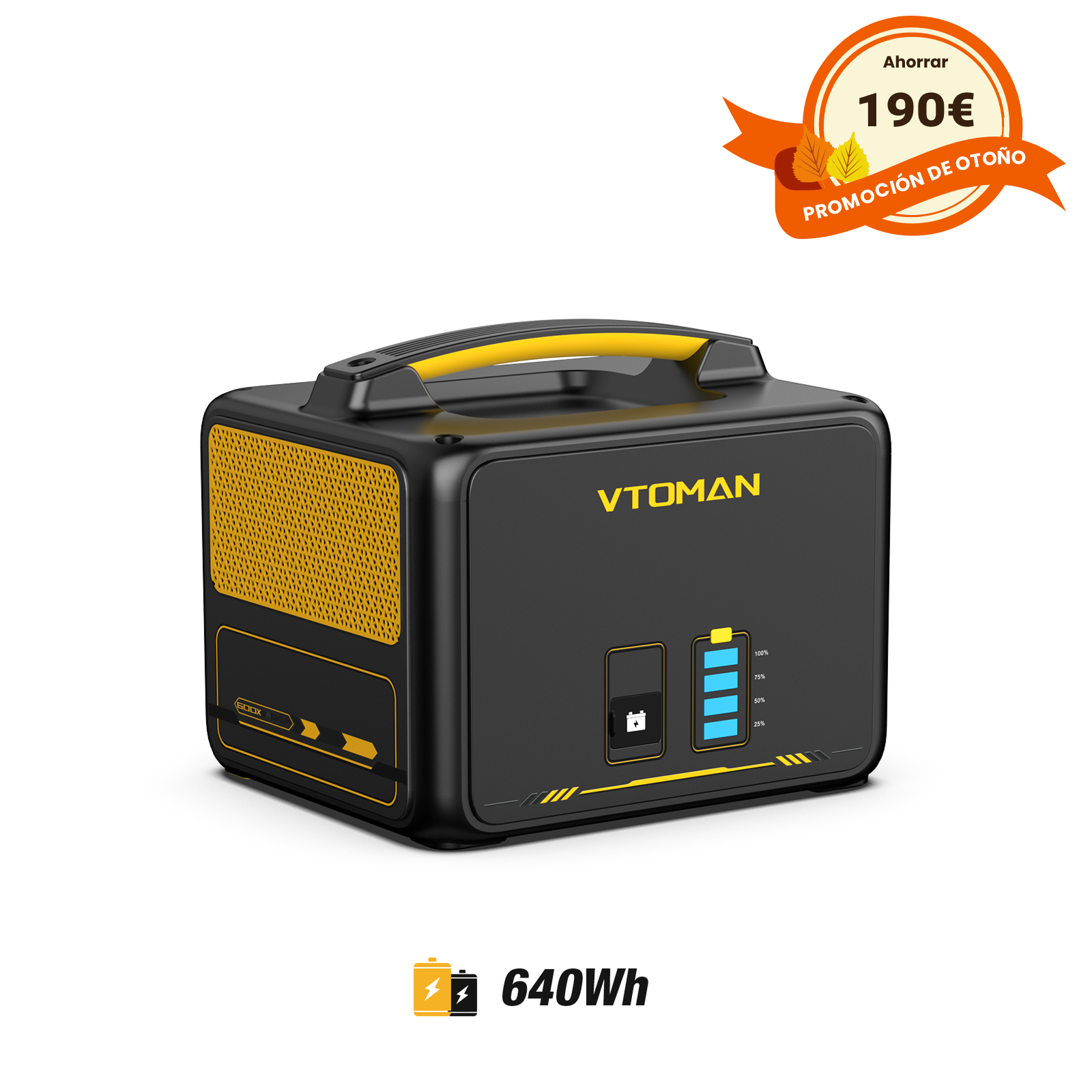 Batería adicional VTOMAN 640 Wh para Jump 600X