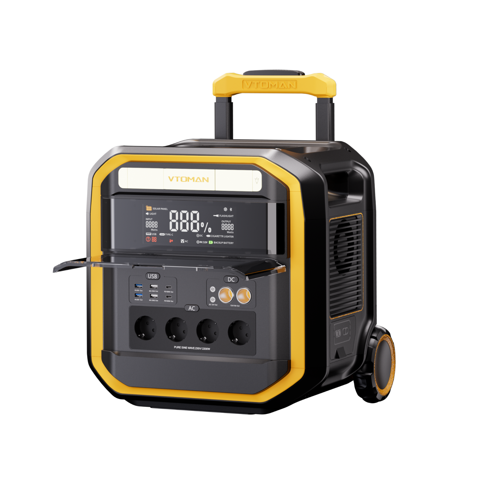 Estación eléctrica portátil VTOMAN FlashSpeed Pro 3600