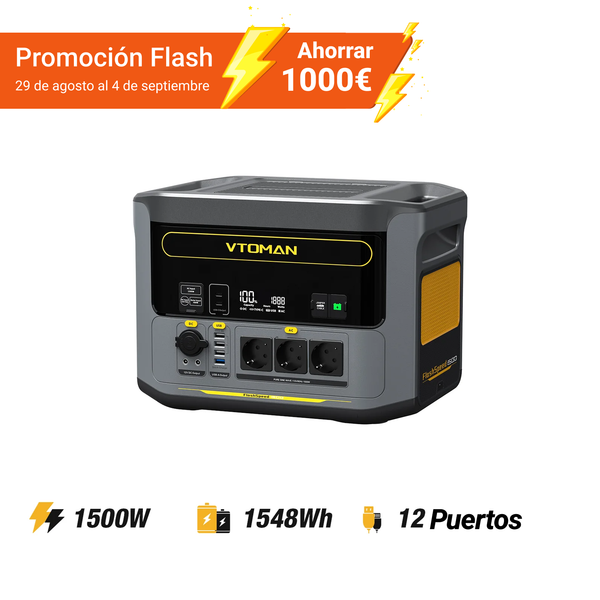 Centrale elettrica portatile VTOMAN FlashSpeed ​​​​1500