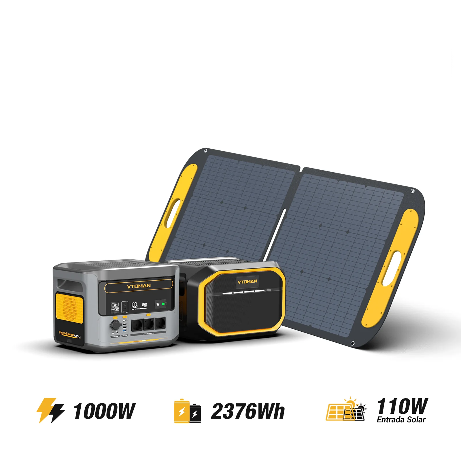 VTOMAN FlashSpeed ​​​​1000 Draagbaar Energiestation