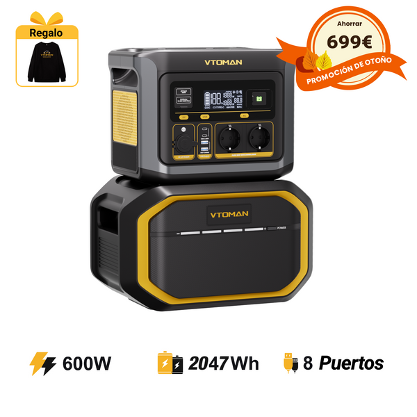 VTOMAN FlashSpeed ​​​​600 con batteria aggiuntiva