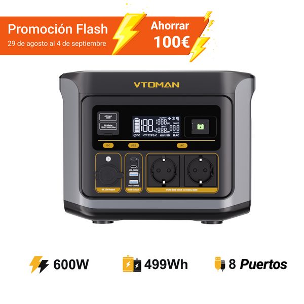 Centrale elettrica portatile VTOMAN FlashSpeed ​​​​600