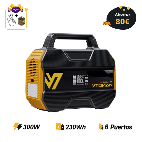 Estación de energía portátil VTOMAN FlashSpeed 300
