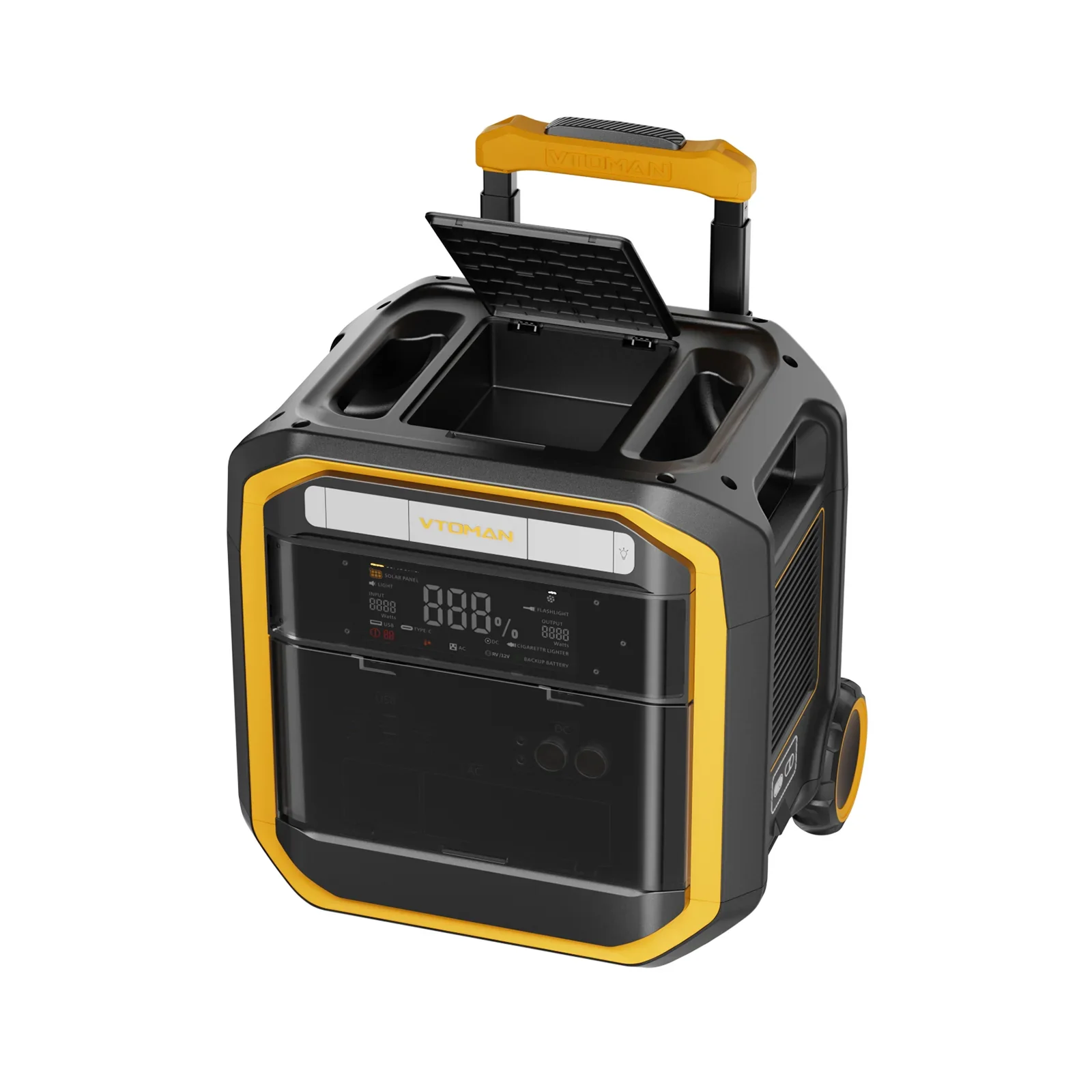 Estación Eléctrica Portátil VTOMAN FlashSpeed Pro 3600 con LIFEBMS™