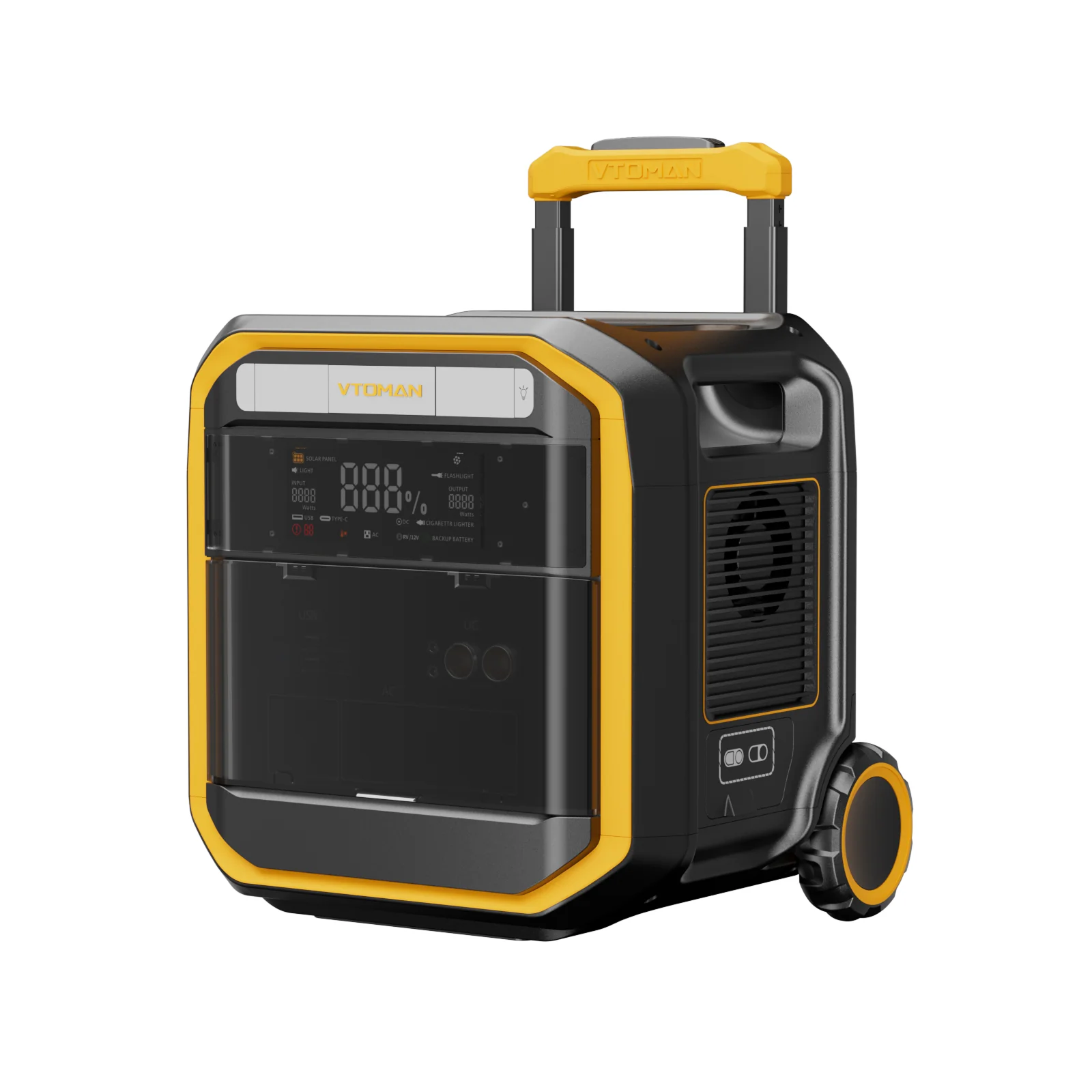 Estación Eléctrica Portátil VTOMAN FlashSpeed Pro 3600 con LIFEBMS™