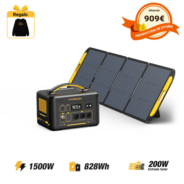 Generatore solare VTOMAN Jump 1500X/828Wh 200W