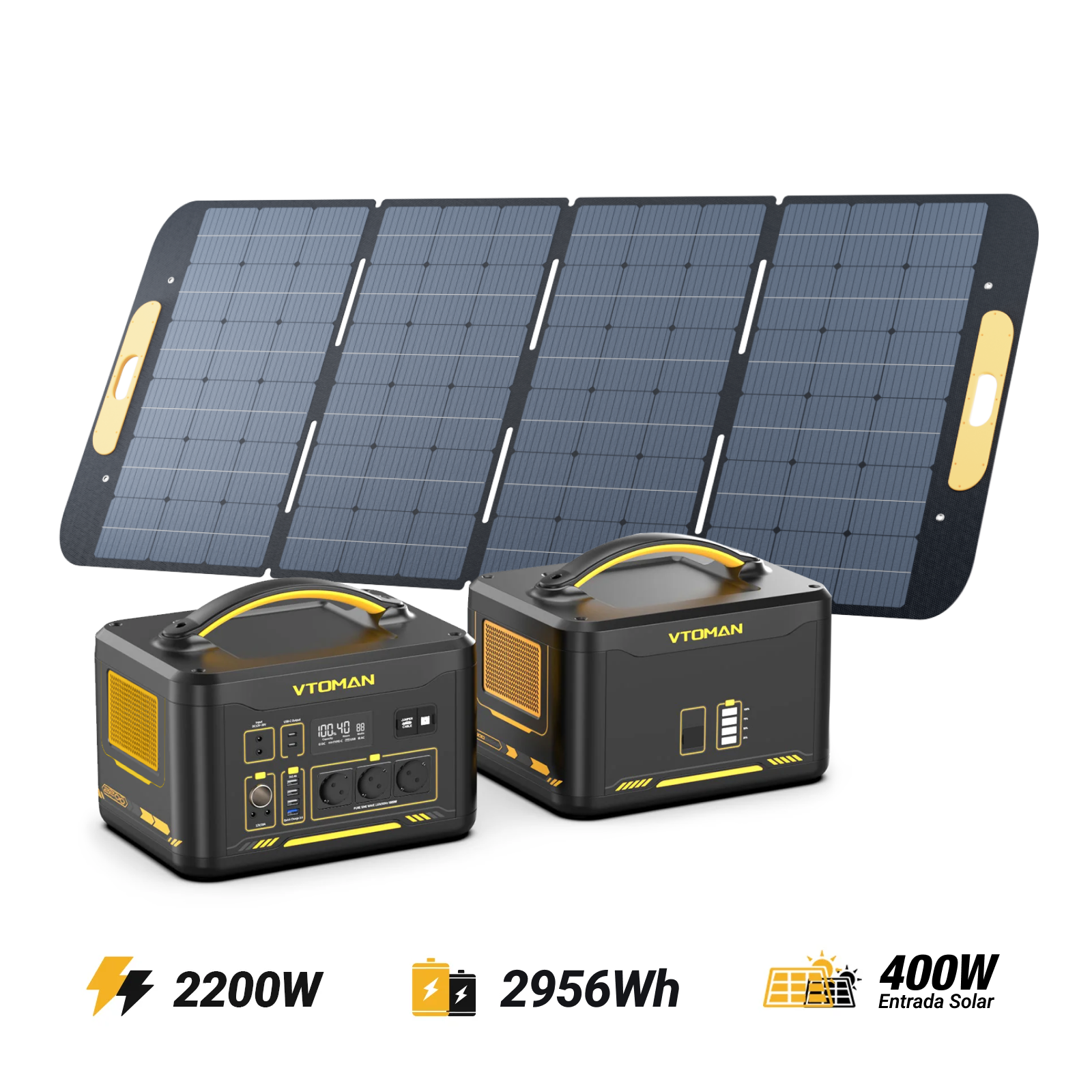 VTOMAN Jump 2200 Estación de Energía Portátil 1408Wh (Nueva versión)