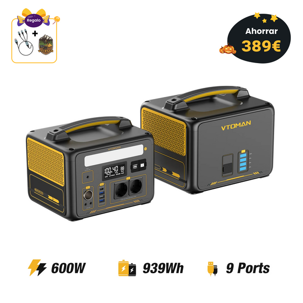 VTOMAN Jump 600X con batería adicional de 299 Wh