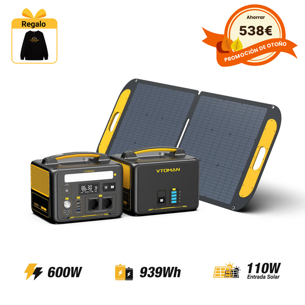 Generador solar VTOMAN Jump 600W/939Wh 110W