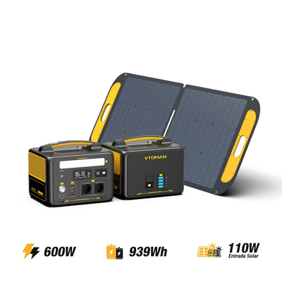 Generador solar VTOMAN Jump 600X/939Wh 110W