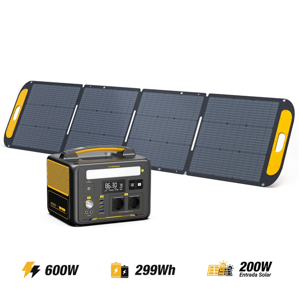 Zonnegenerator VTOMAN Jump 600W/299Wh 200W