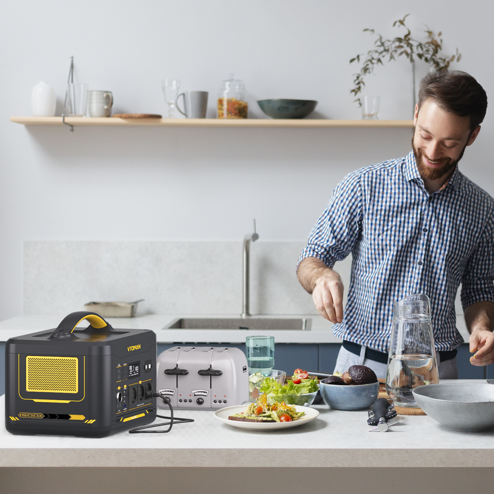 VTOMAN Jump 1500X Draagbaar Energiestation