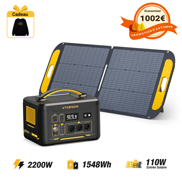 Generador solar VTOMAN Jump 2200/1548Wh 110W