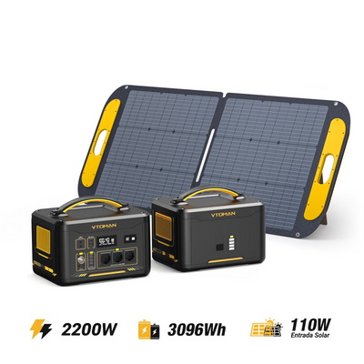 Generador solar VTOMAN Jump 2200/3096Wh 110W