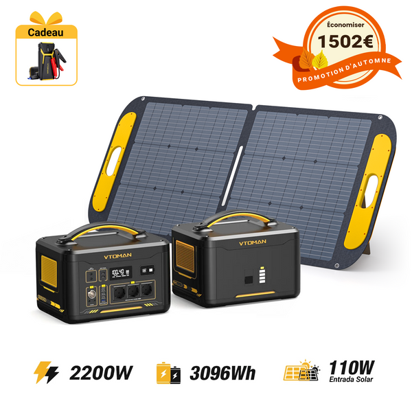 Generador solar VTOMAN Jump 2200/3096Wh 110W
