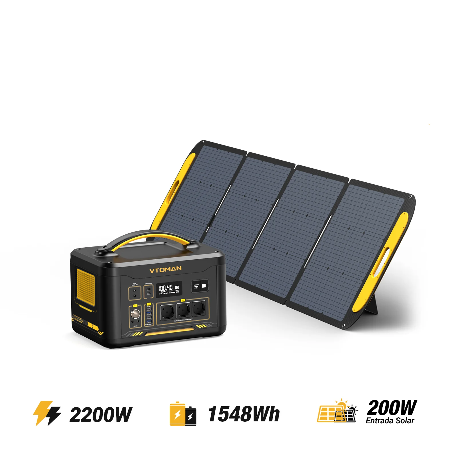 VTOMAN Jump 2200 Draagbaar Energiestation