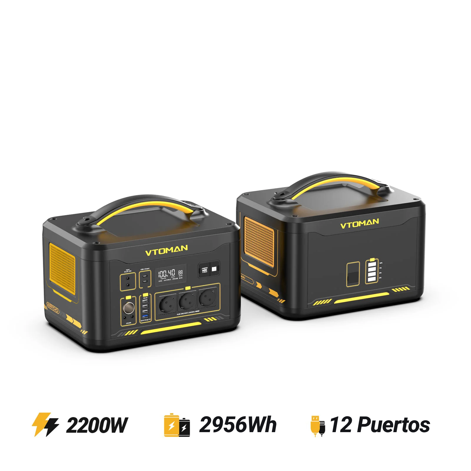 VTOMAN Jump 2200 Estación de Energía Portátil 1408Wh (Nueva versión)