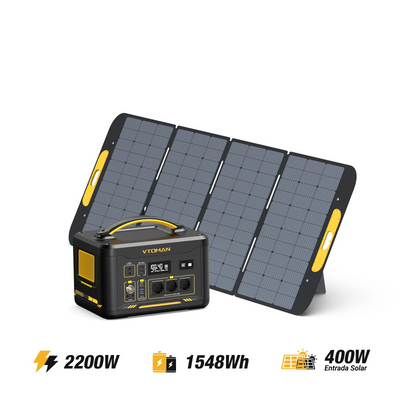 Generador solar VTOMAN Jump 2200/1548Wh 400W