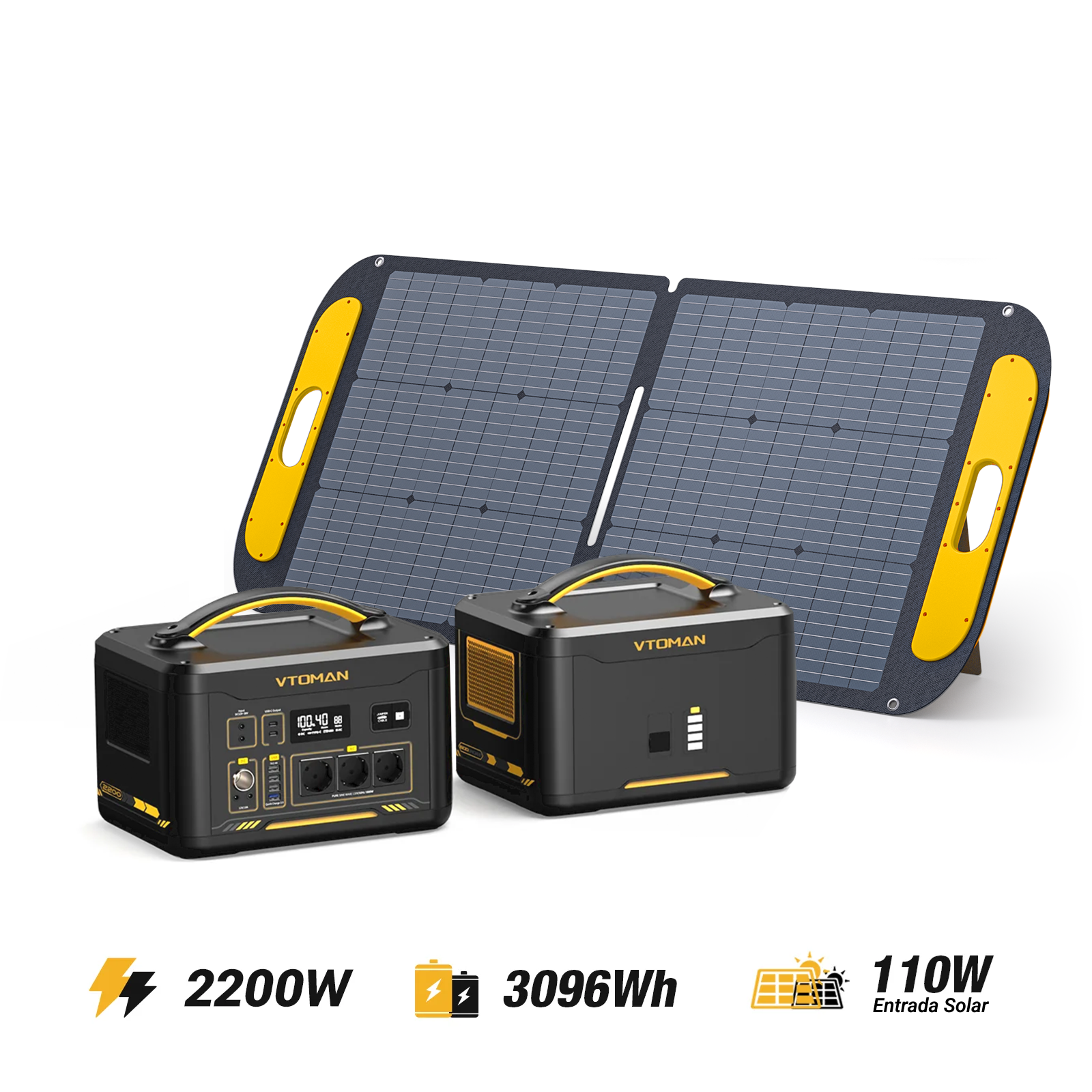 VTOMAN Jump 2200 Estación de Energía Portátil 1548Wh