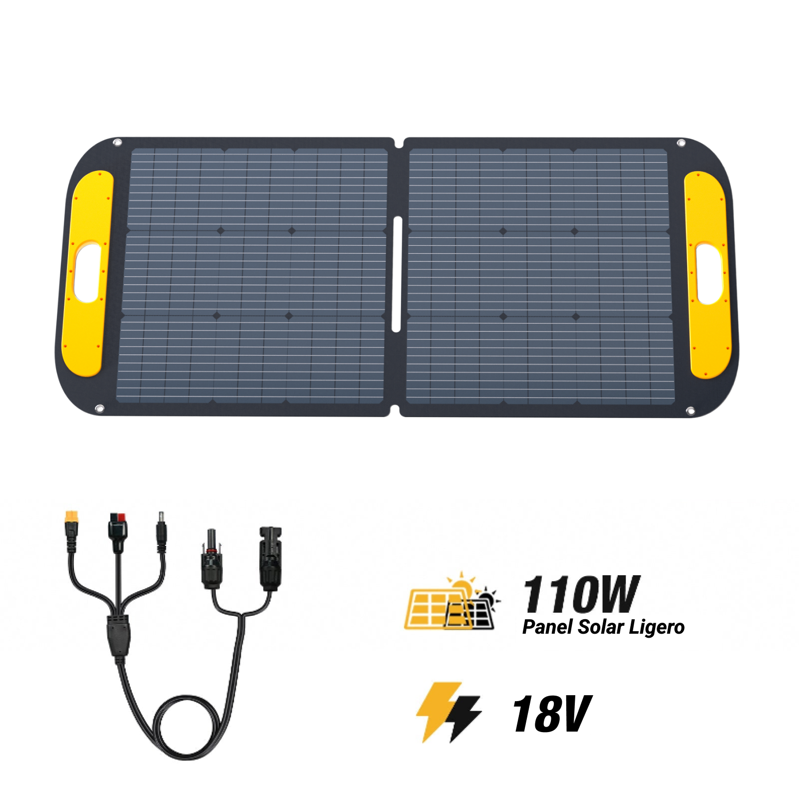 Panel solar plegable y ligero VTOMAN 110W