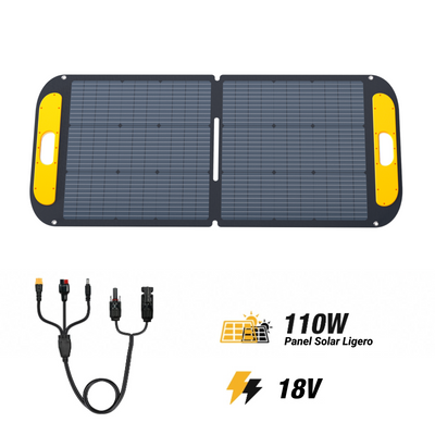 Panel solar plegable y ligero VTOMAN 110W