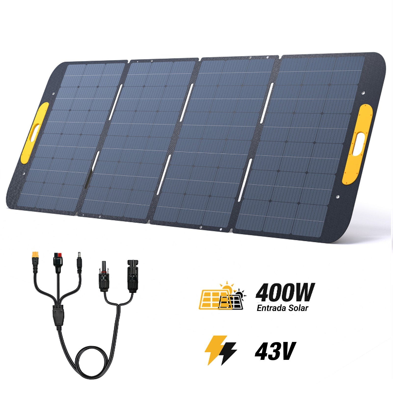 VTOMAN 400W opvouwbaar draagbaar zonnepaneel