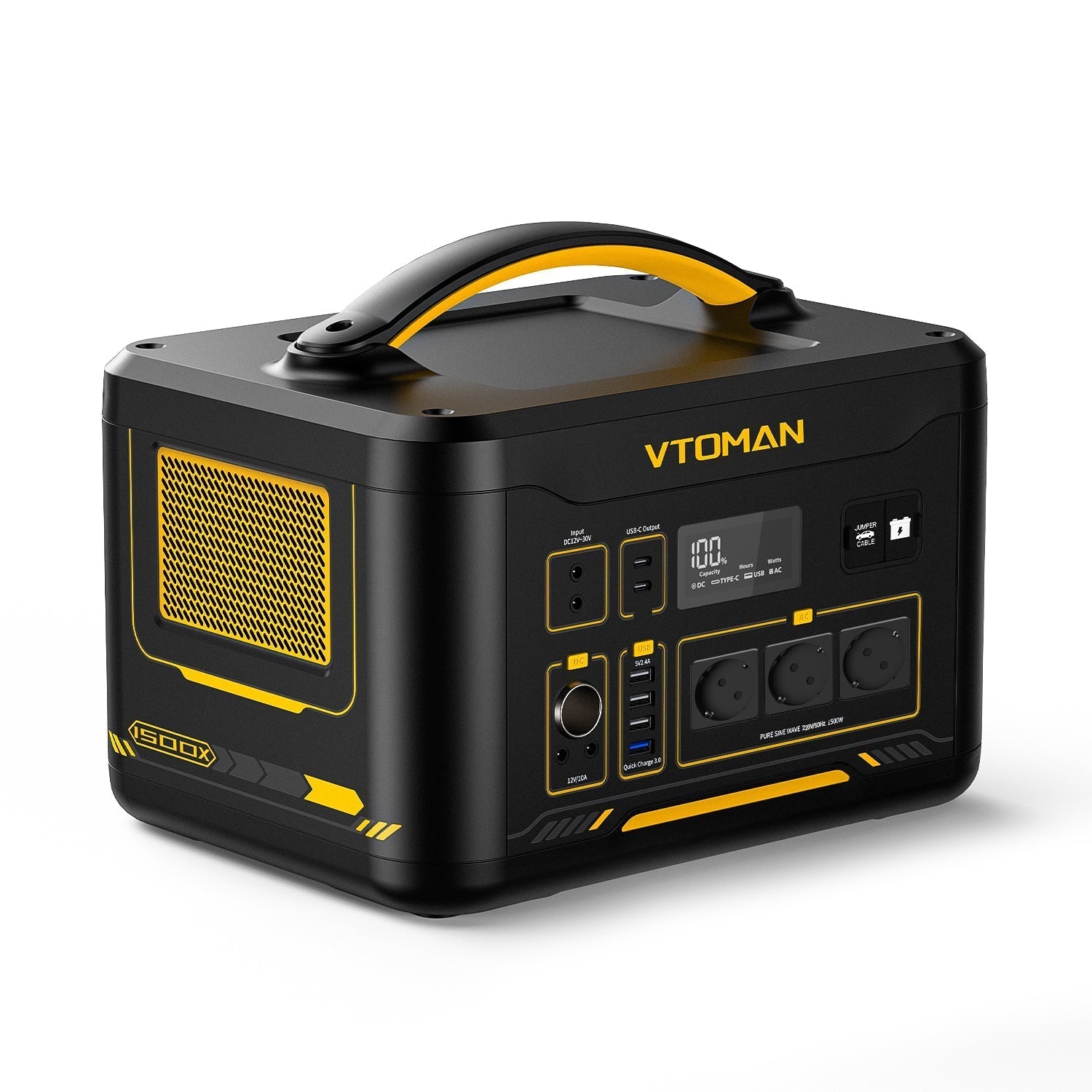 VTOMAN Jump 1500X/828Wh 200W zonnegenerator