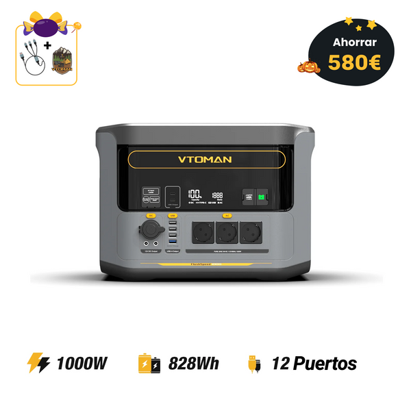 Estación de energía portátil VTOMAN FlashSpeed 1000