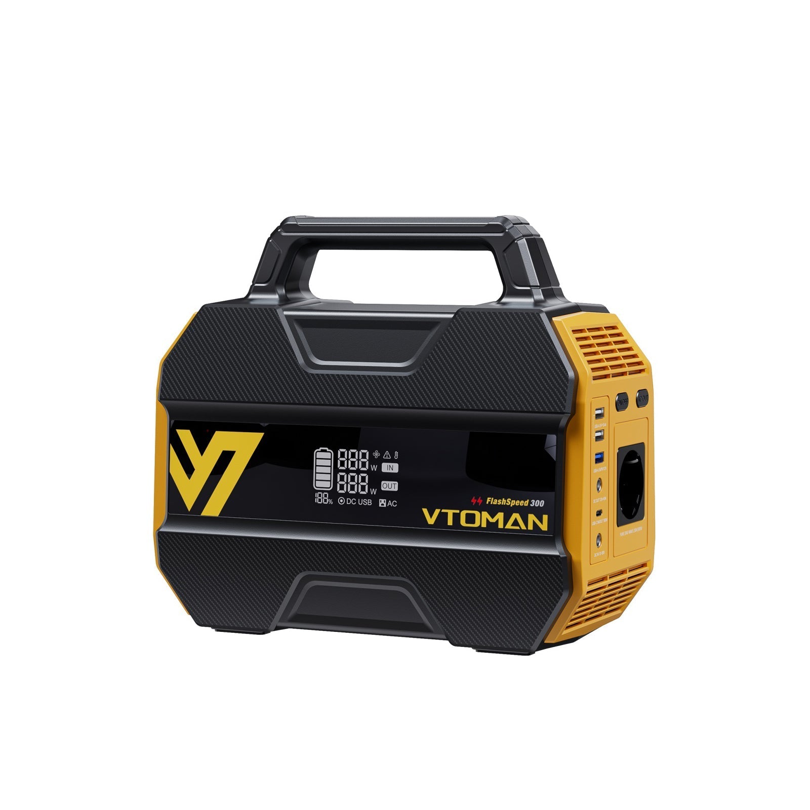 VTOMAN FlashSpeed ​​​​300 Draagbaar Energiestation